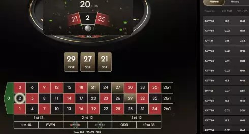 Roulette X screenshot 3 - round result and payout display